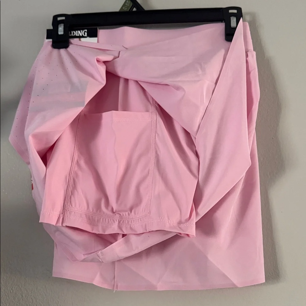 Spalding Women’s Light Pink Athletic Shorts - Picture 3 of 3